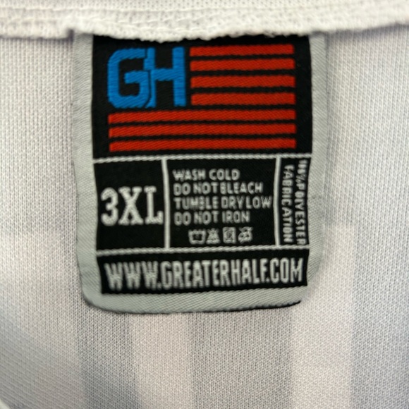 Donald Trump Jersey Men’s Size 3X Button Up V Neck Statue of Liberty USA stars - Picture 3 of 3